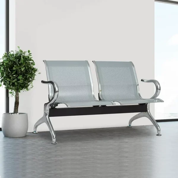 Metallic Reception Bench